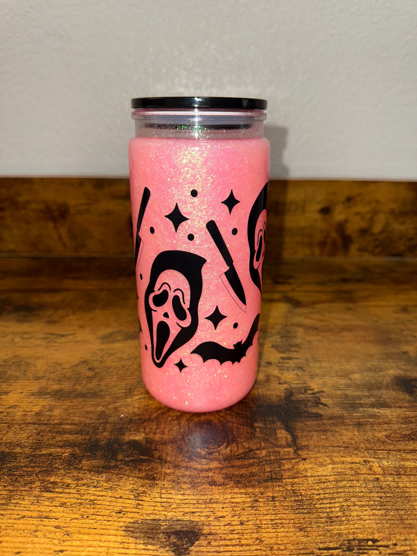 20oz Ghost Face Acrylic Cup (plastic)