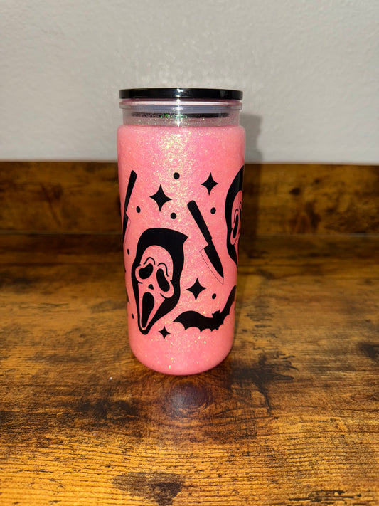 20oz Ghost Face Acrylic Cup (plastic)