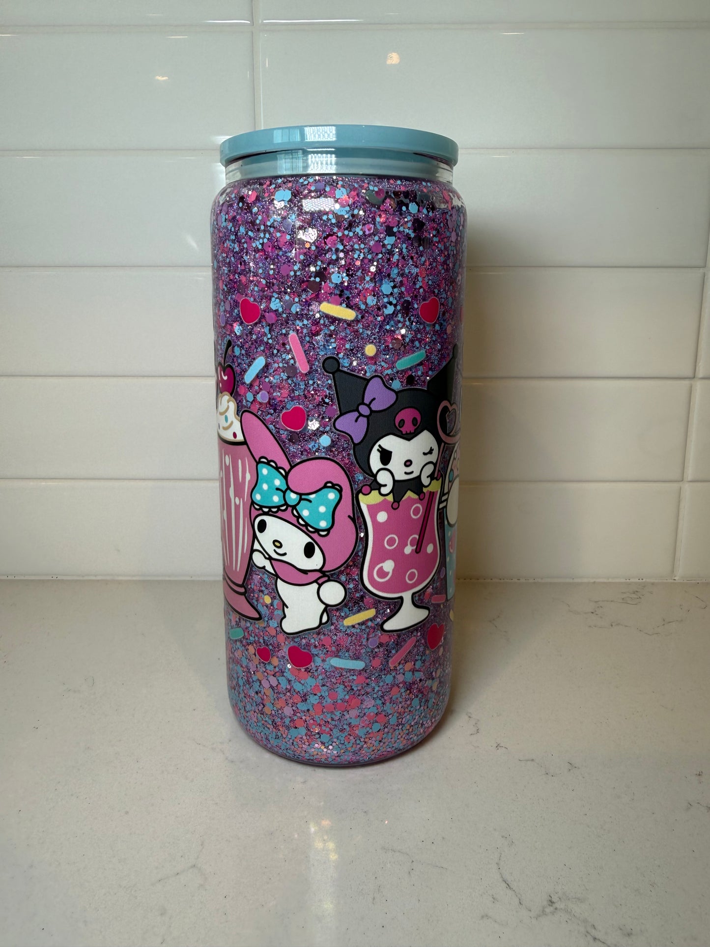 Sanrio Glass Snowglobe Cup