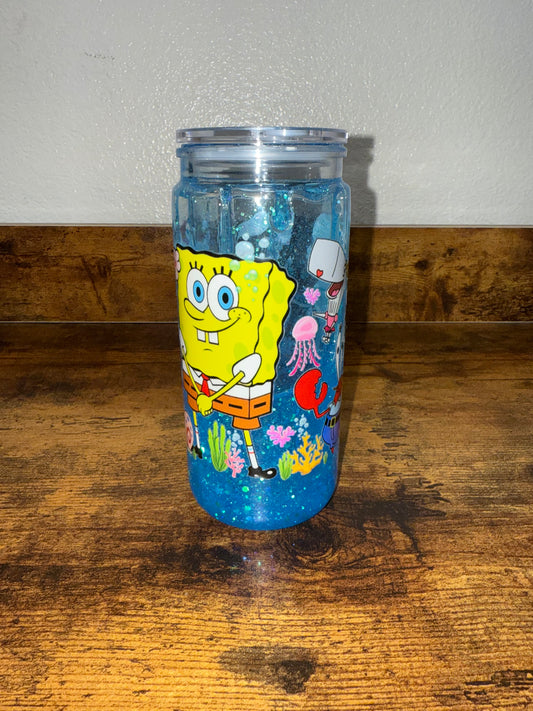 Acrylic 20oz SpongeBob Semi-Drip Cup