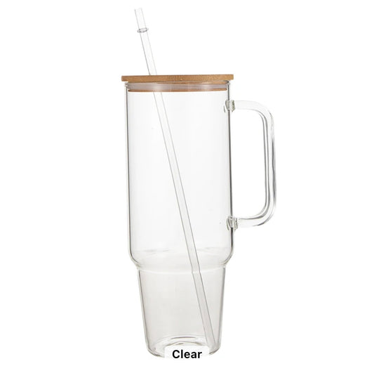 40oz Glass Tumbler