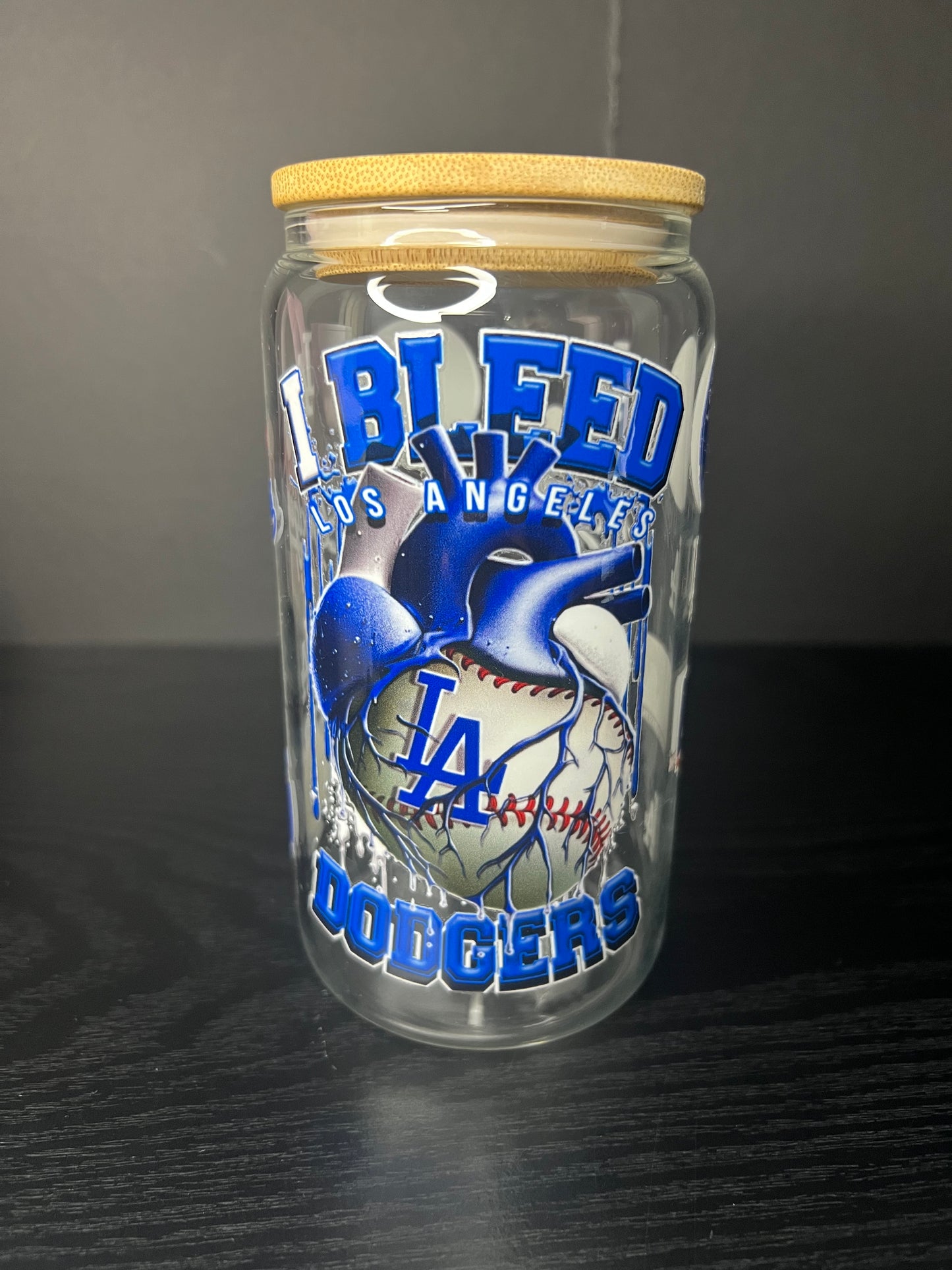 Dodgers Glass Cup